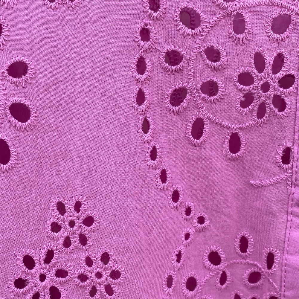 Marc New York Eyelet Blouse Set - Red and Purple - Picture 4 of 10